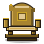Bronzewood Carved Throne