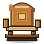 Copperwood Carved Throne
