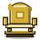 Goldwood Carved Throne