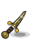 Golden Skinning Knife