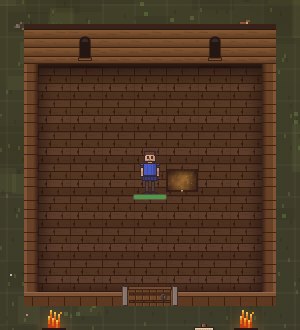 Log Cabin, inside